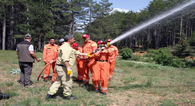 Türk Kızılay çalışanlarına yangın eğitim