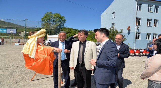 Türkelide okulda bilim fuarı
