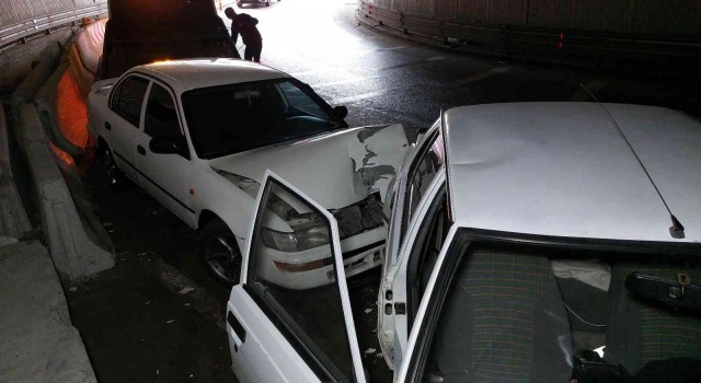Ucube kavşakta yine kaza: 1 yaralı
