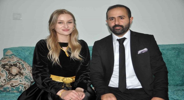 Ukranya-Rusya savaşı nedeniyle nişan törenlerini Yüksekovada gerçekleştirdiler