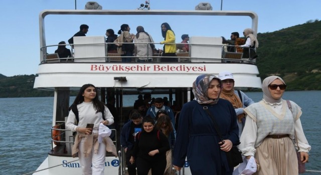 Üniversite öğrencileri Samsunu keşfediyor