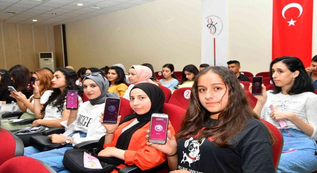 Üniversite öğrencilerine KADES uygulaması tanıtıldı
