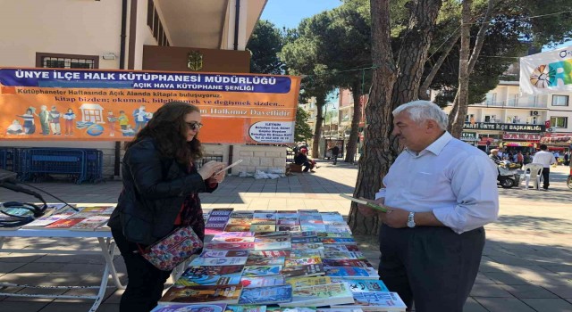 Ünyede açık hava kütüphane şenliği