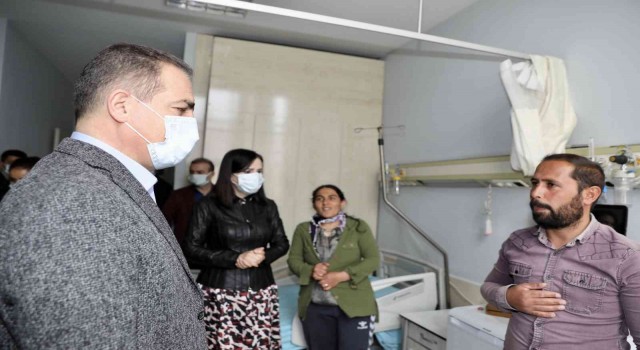 Vali Akbıyık, hastaların bayramını kutladı