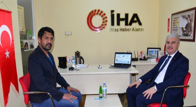Vali Akından İHAya ziyaret