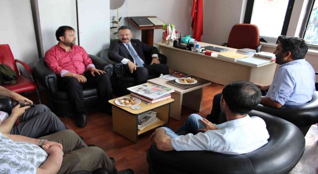 Vali Aksoy gazeteciler ile bir araya geldi