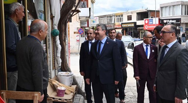 Vali Erdinç Yılmaz Düziçi’nde esnaf ziyaretlerinde bulundu