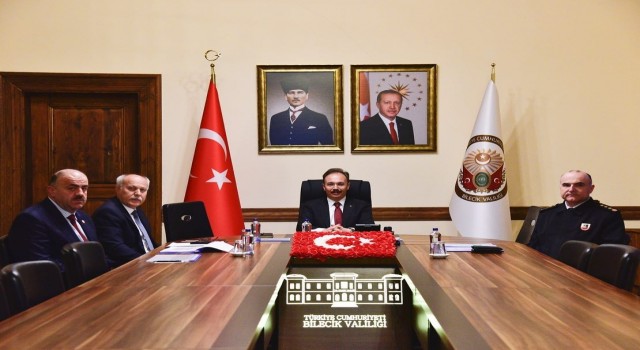 Vali Kızılkaya, Bakan Soylu başkanlığında gerçekleştirilen toplantıya katıldı