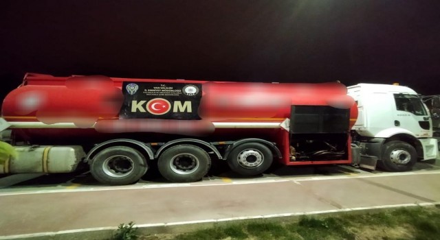 Vanda 14 ton 400 litre karışımlı akaryakıt ele geçirildi