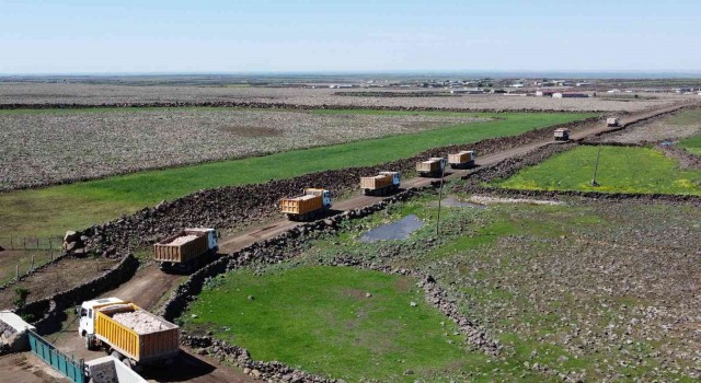Viranşehirde yeni yol çalışması