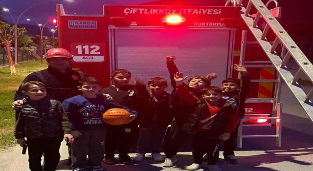 Yalovada itfaiyeden top kurtarma operasyonu
