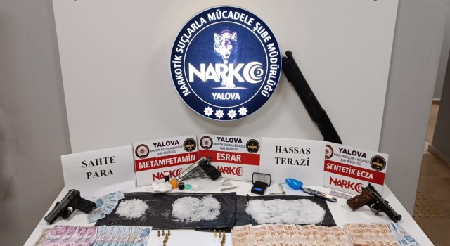 Yalovadaki uyuşturucu operasyonlarında 4 kişi tutuklandı