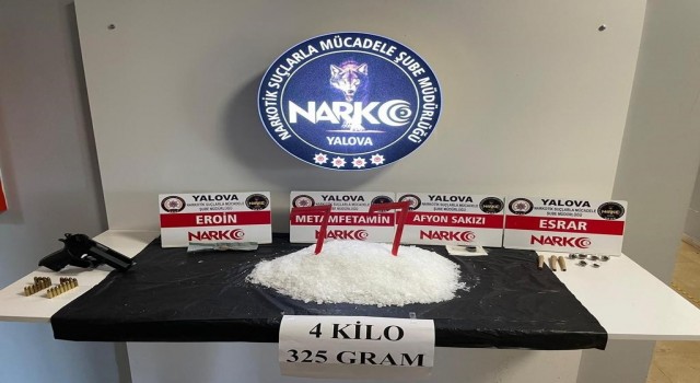 Yalovadaki uyuşturucu operasyonlarında 4 tutuklama