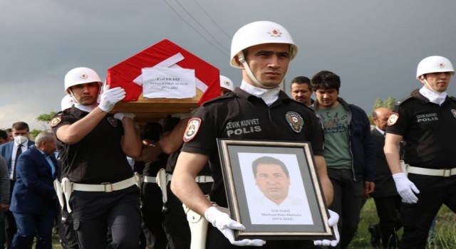 Yazıcıoğlunun Koruma Polisi Yıldız son yolculuğuna uğurlandı