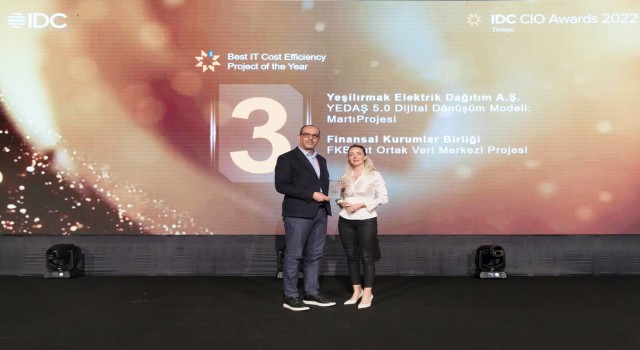 ‘YEDAŞ 5.0 Dijital Dönüşüm Modeli Projesine ödül
