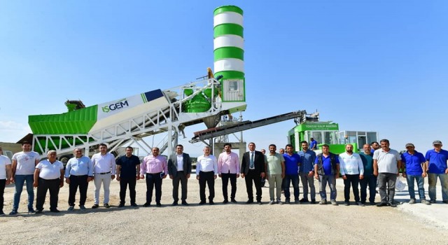 Yeşilyurtta ‘kilit parke taşı üretim tesisi hizmete girdi