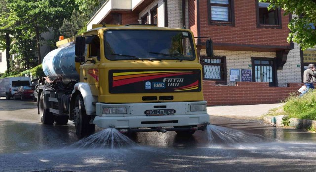 Yıldırımın cadde ve sokaklarında bahar temizliği