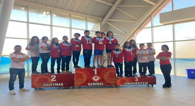 Yüzmede Denizli parmak ısırttı