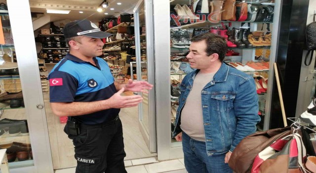 Zabıtadan esnafa sahte para uyarısı