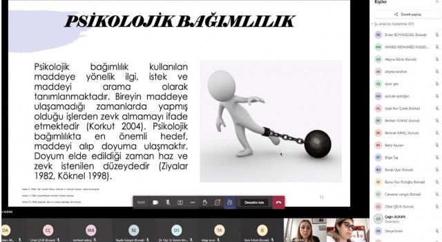 ZBEÜ Fen Edebiyat Fakültesinde bağımlılık konusu konuşuldu
