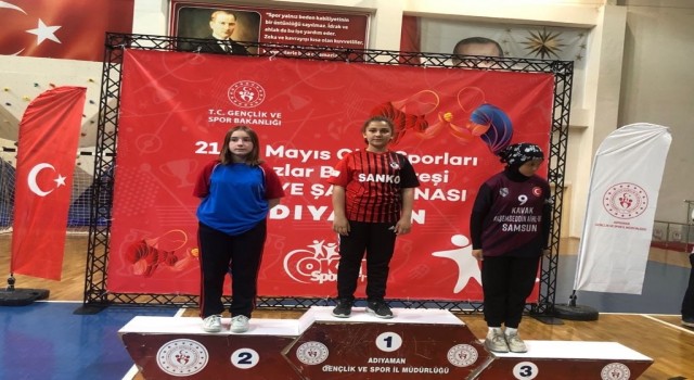 Zonguldaklı sporcu Türkiye 2.si oldu
