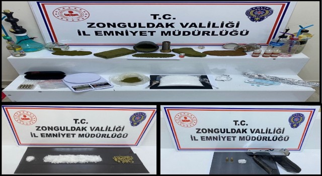 Zonguldakta uyuşturucu şebekesi çökertildi
