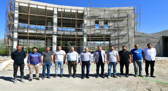 ‘ Şahintepe macera parkı ve sosyal tesisleri hızla yükseliyor