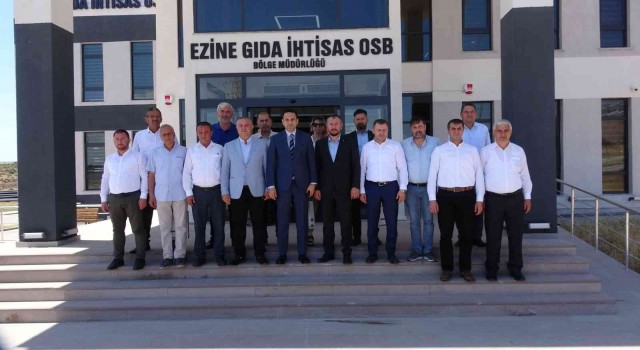 160 futbol sahası büyüklüğündeki Ezine Gıda İhtisas OSBde 52 fabrika hizmete girecek