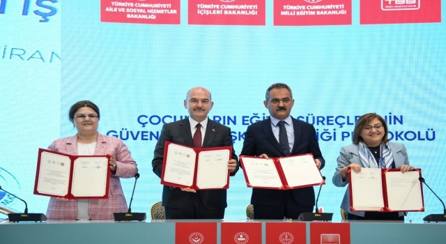 3 bakanlık, çocukların eğitim süreçlerindeki güvenliğine ilişkin iş birliği yaptı