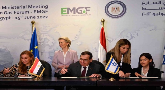 AB, İsrail ve Mısır ile üçlü doğal gaz anlaşması imzaladı