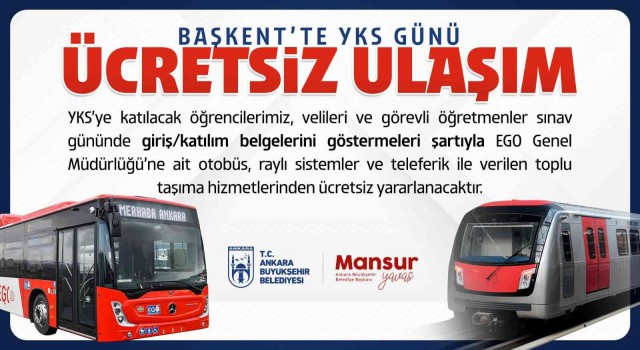 ABBden YKSye girecek adaylara ücretsiz ulaşım imkânı