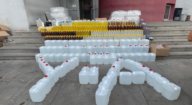 Adanada 275 litre sahte içki ele geçirildi