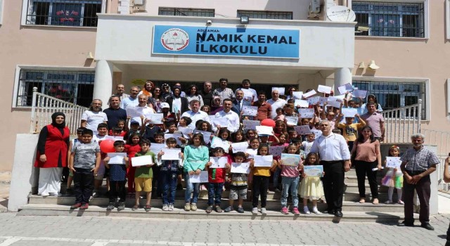 Adıyamanda 163 bin öğrenci karnesini aldı