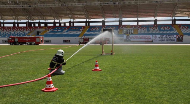 Afet ve İtfaiye Oyunları” etkinliği renkli görüntülere sahne oldu