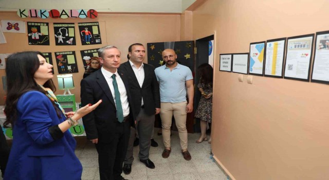 Ağrıda Baba Can Destek Projesi sergisi