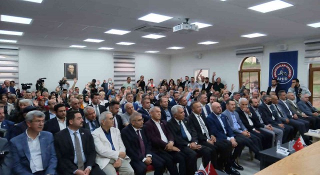 AHİDde Hilmi Yaman yeniden başkan seçildi