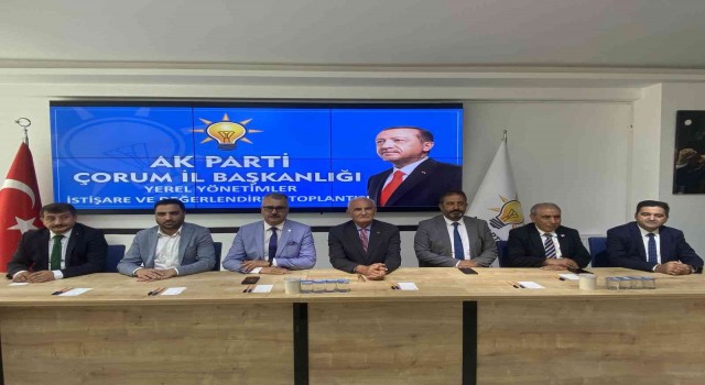 AK Partiden “Yerel Yönetimler İstişare ve Değerlendirme” toplantısı