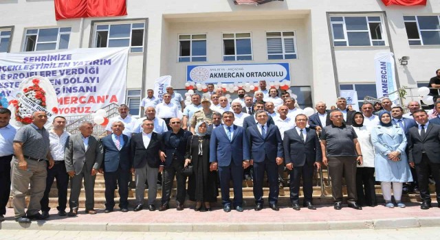 Akçadağda 12 derslikli okul törenle eğitime başladı