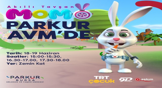 Akıllı Tavşan Momo Parkur AVMye geliyor