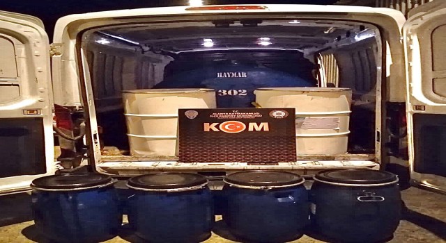 Alanyada 2 bin 600 litre kaçak akaryakıt ele geçirildi