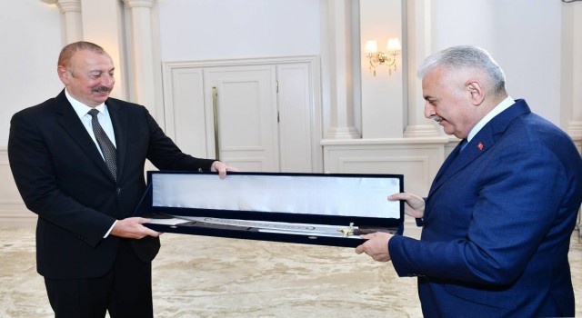 Aliyev, AK Parti Genel Başkanvekili Yıldırımı kabul etti