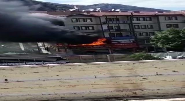 Amasyada av bayisinde korkutan patlama