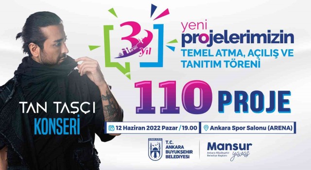 Ankarada 110 proje açıklanacak
