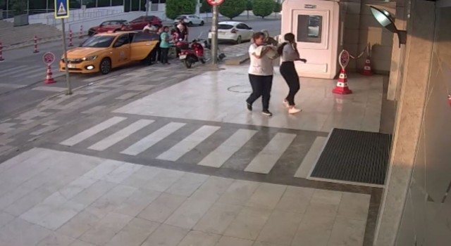 Antalyada takside doğum kamerada