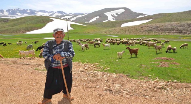 Antalyada Yörüklerin karla kaplı yayla serüveni başladı