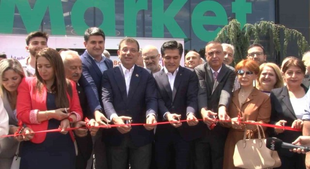 Ataşehirde Bahçe Market, İBB Başkanı İmamoğlunun katılımıyla açıldı