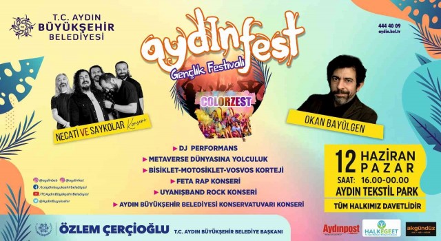 Aydın Büyükşehir Belediyesi gençleri Aydınfestte buluşturuyor