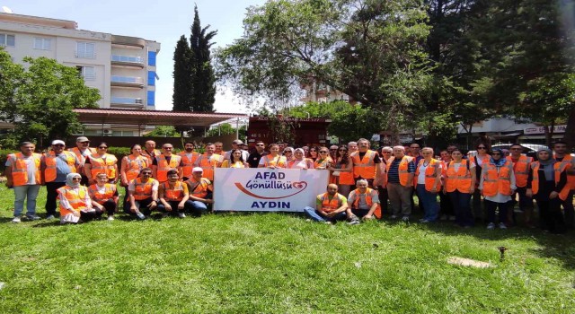 Aydında AFAD gönüllüleri orman yangınlarına hazırlanıyor