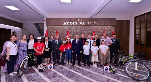 Aydında kazananlar ödüllerini aldı
