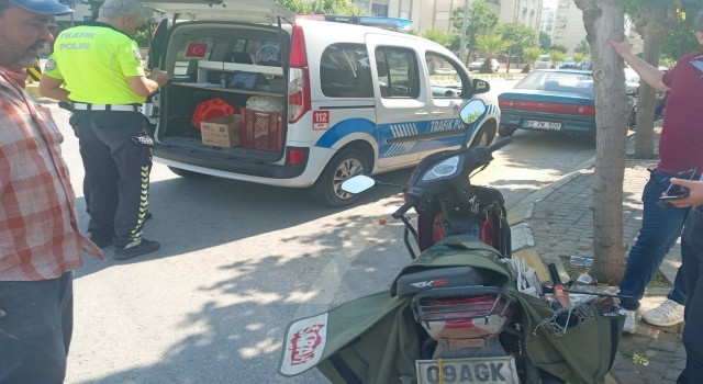 Aydında motosiklet ile otomobil çarpıştı: 1 yaralı